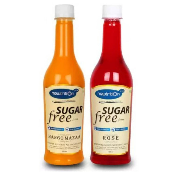 Newtrition Plus Sugar Free Mango + Rose Syrup