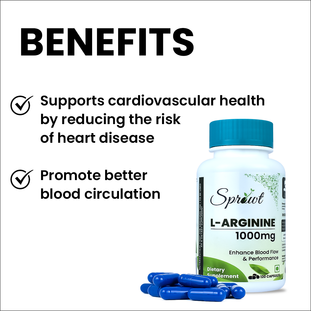 Sprowt L-Arginine Capsules - Distacart