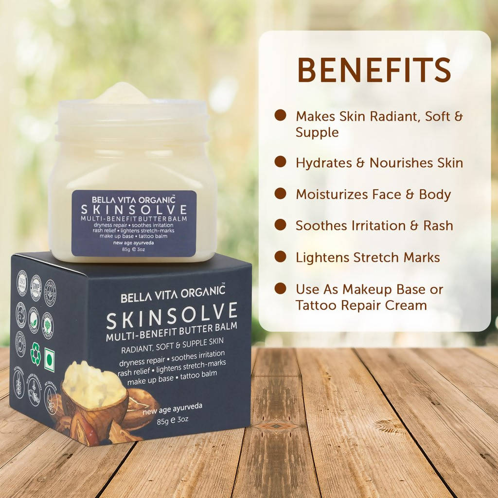 Bella Vita Organic Skin Solve Multi Benefit Butter Balm - Distacart