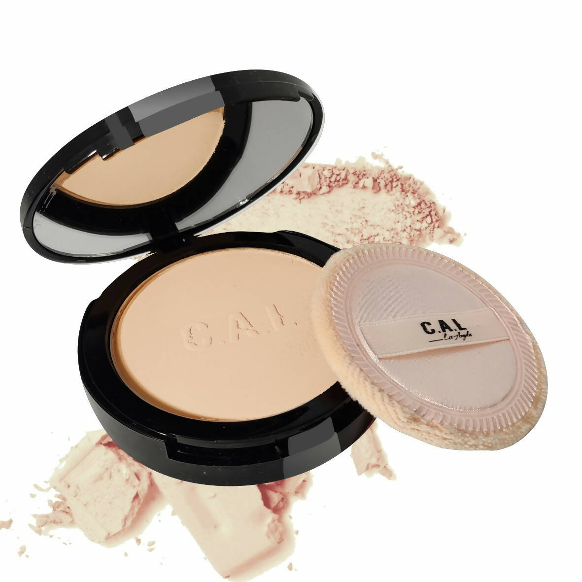CAL Los Angeles Finish Up Matte Compact -Light Pink - Distacart