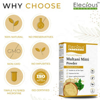Thumbnail for Elecious Naturals Multani Mitti Powder - Distacart