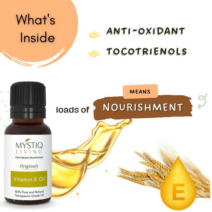 Mystiq Living Originals Vitamin E Oil - Distacart