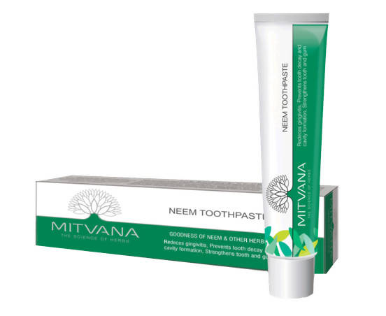 Mitvana Neem Toothpaste (with Neem, Fennel & Herbs) - Distacart