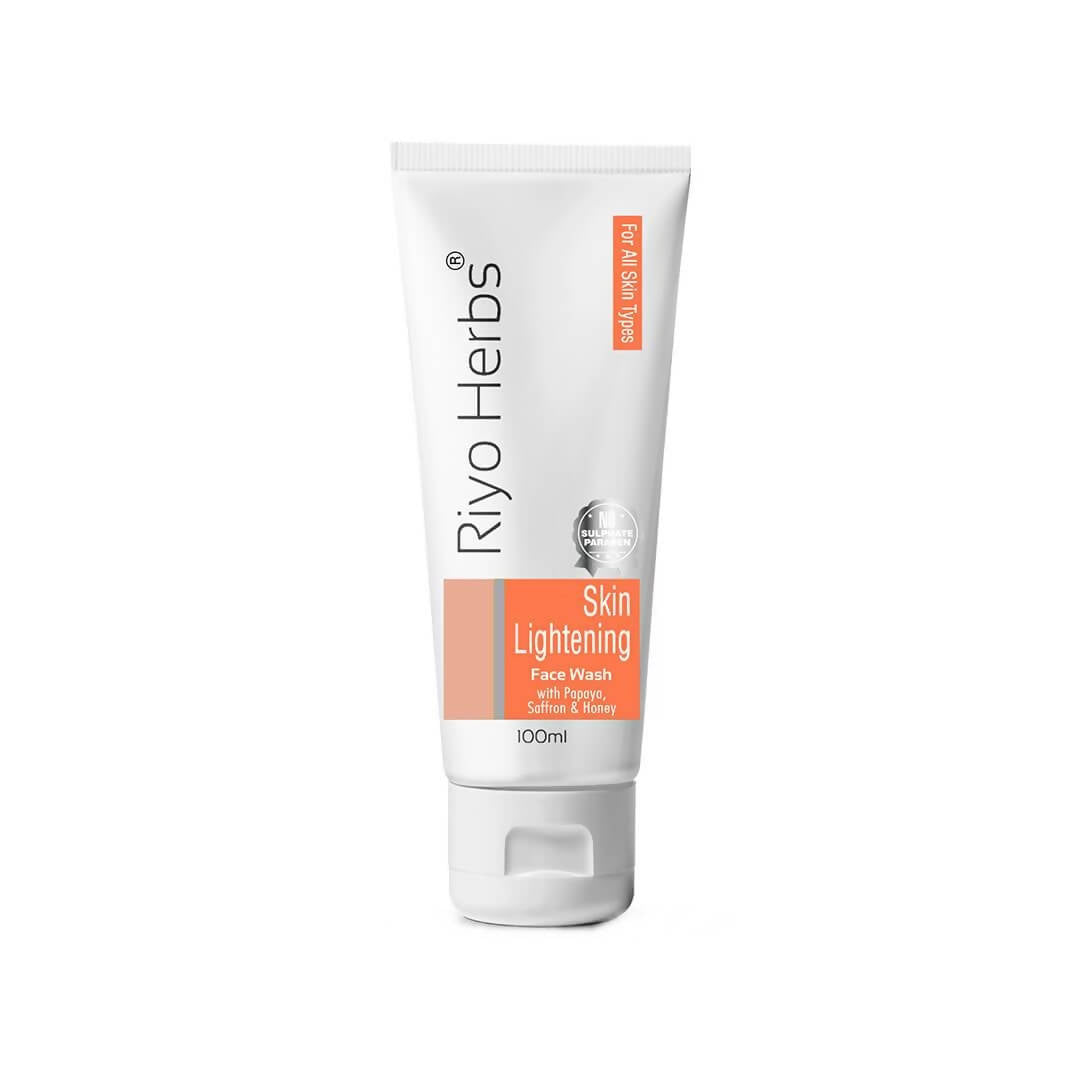 Riyo Herbs Skin Lightening Face wash With Papaya, Saffron & Honey