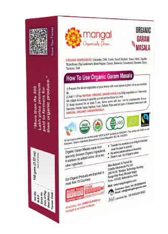 Mangal Organics Garam Masala Powder - Distacart