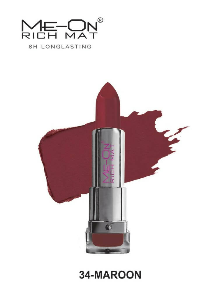 Me-On Professional Rich Mat Lipstick Shade 34 - Distacart