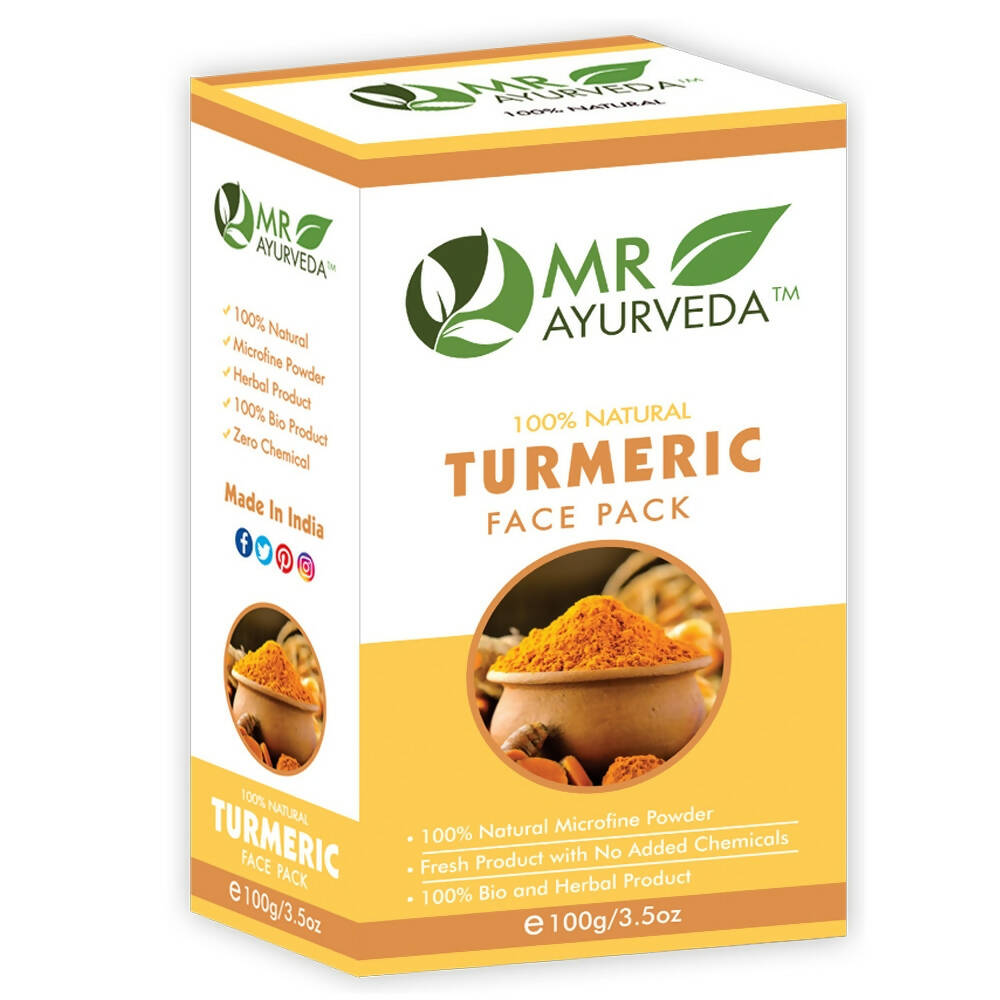 MR Ayurveda Turmeric Face Pack - Distacart