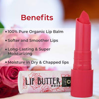 Thumbnail for Organic Harvest Lip Butter (Rose)