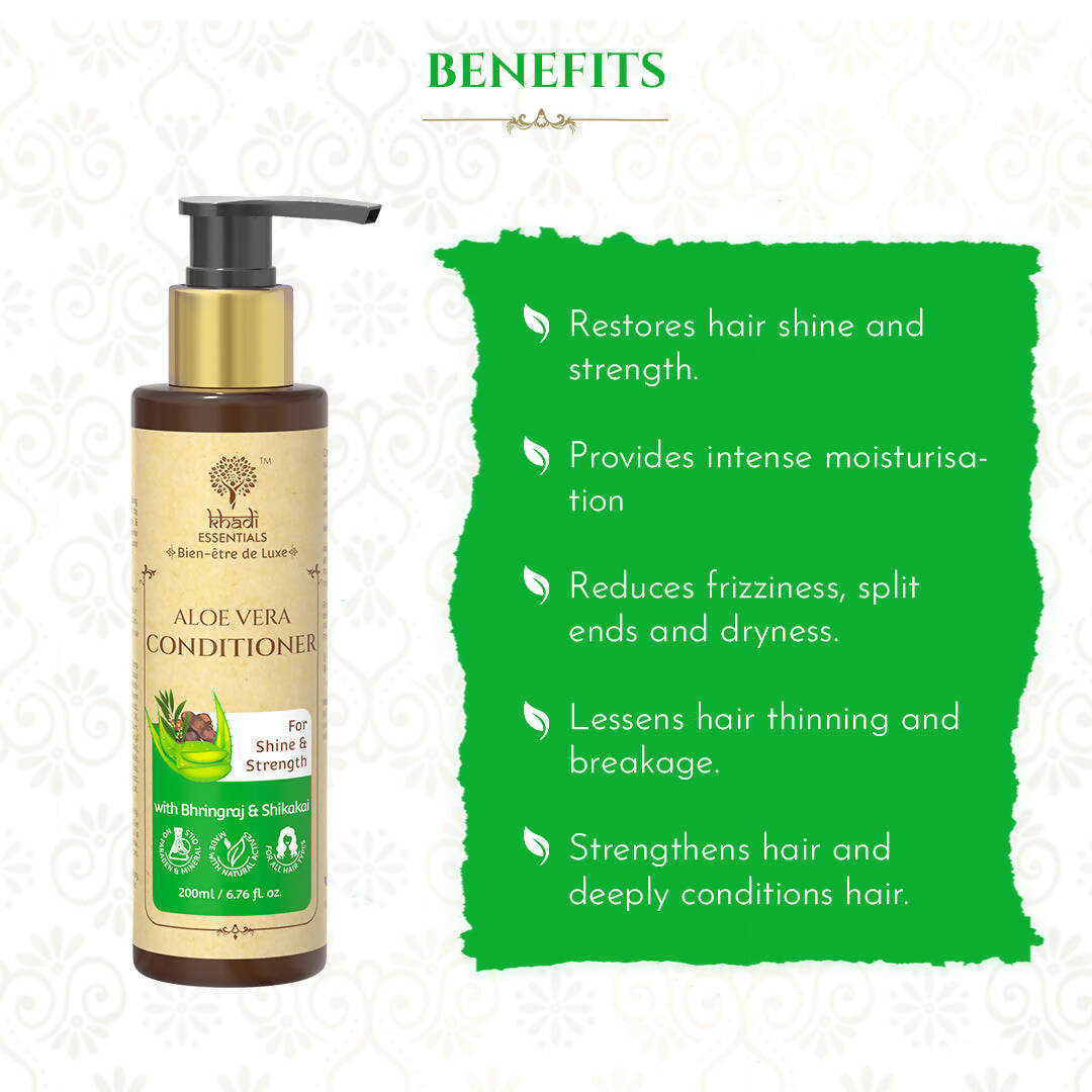 Khadi Essentials Aloe Vera Conditioner - Distacart
