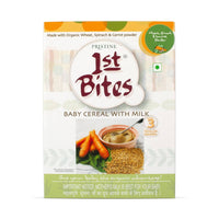 Thumbnail for Pristine 1st Bites Baby Cereal Stage-3 Organic Wheat, Spinach & Carrot