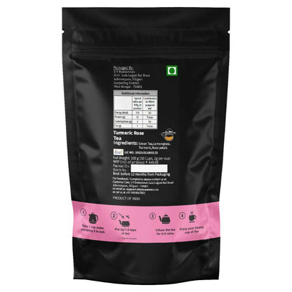 Tea Sense Turmeric Rose Tea - Distacart