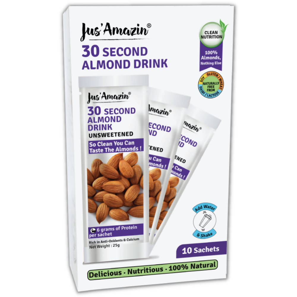 Jus Amazin 30-Second Almond Drink Unsweetened - Distacart