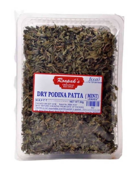 Roopak's Dry Podina Patta (Mint Leaves) - Distacart