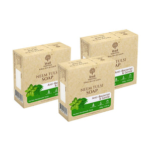 Khadi Essentials Neem & Tulsi Handmade Herbal Soap - Distacart