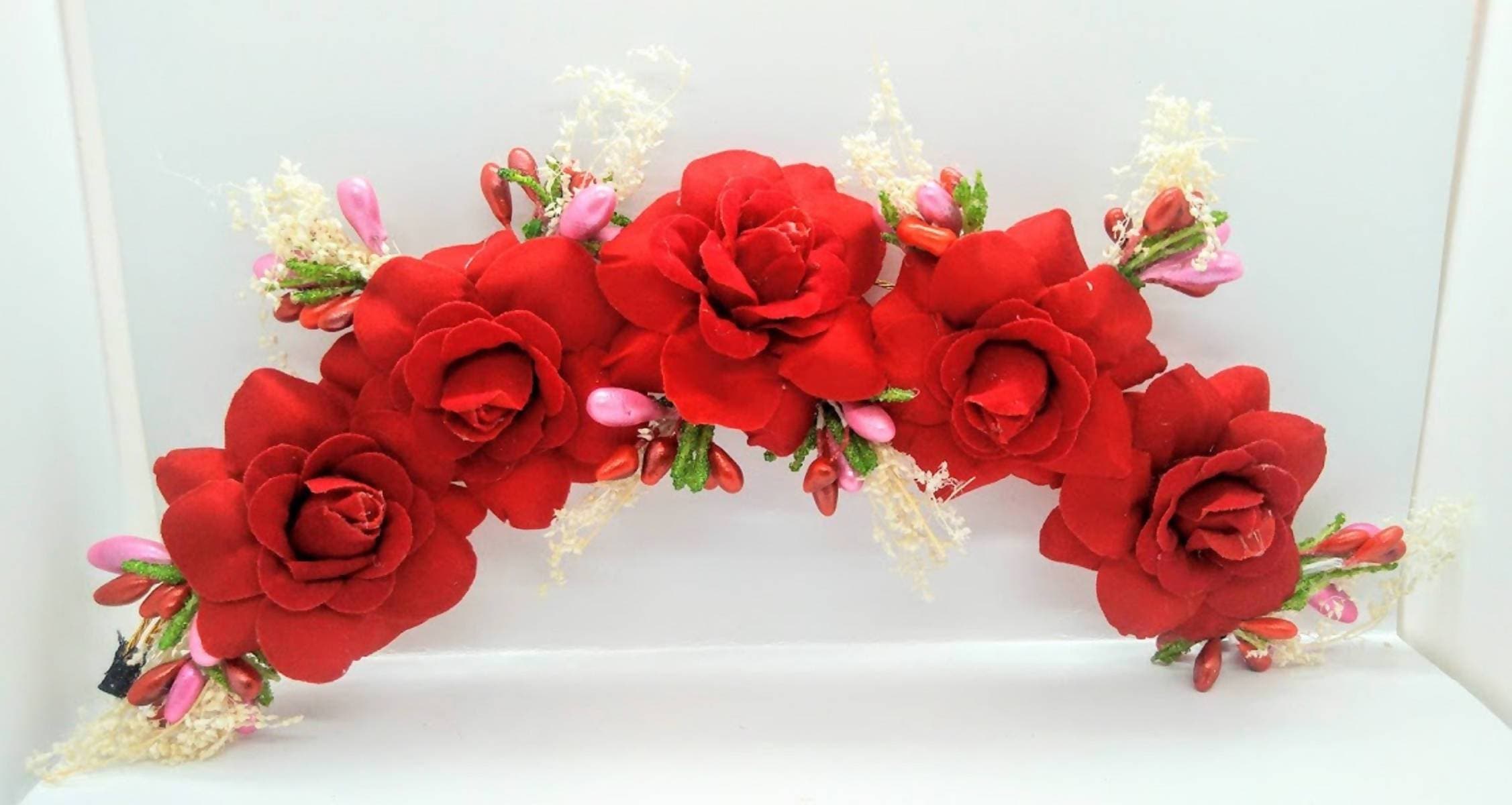 Red Trendy Hair Accessories