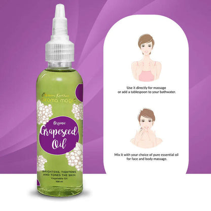 Blossom Kochhar Aroma Magic Grapeseed Organic Oil - Distacart