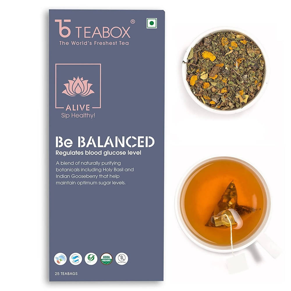 Teabox Be Balanced Herbal Tea Bags