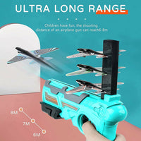 Thumbnail for Sardar Ji Ki Dukan Airplane Launcher Gun Toy For Kids, Outdoor Gun Toy Shooting Continuous Flying Launcher For Kids Multicolor, 1 Pcs) - Distacart