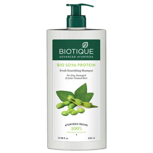 Biotique Advanced Ayurveda Bio Soya Protein Fresh Nourishing Shampoo 650Ml,