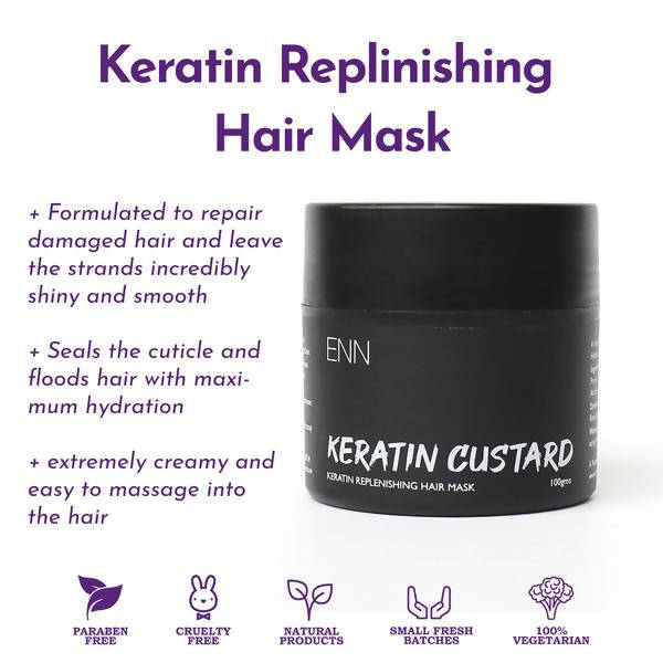 Keratin Custard Keratin Replenishing Hair Mask