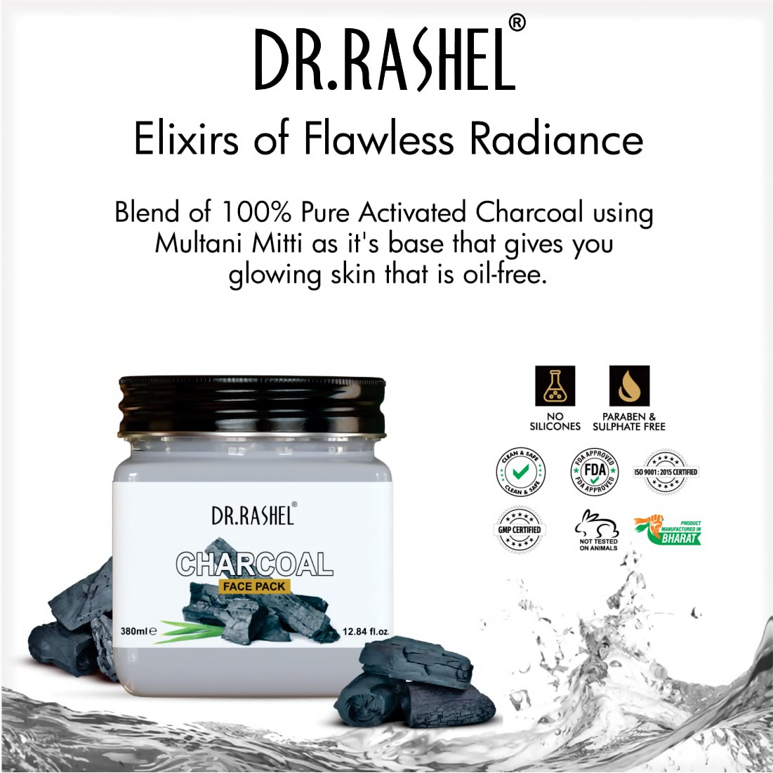 Dr.Rashel Charcoal Face Pack - Distacart
