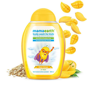 Mamaearth Major Mango Body Wash with Mango & Oat Protein
