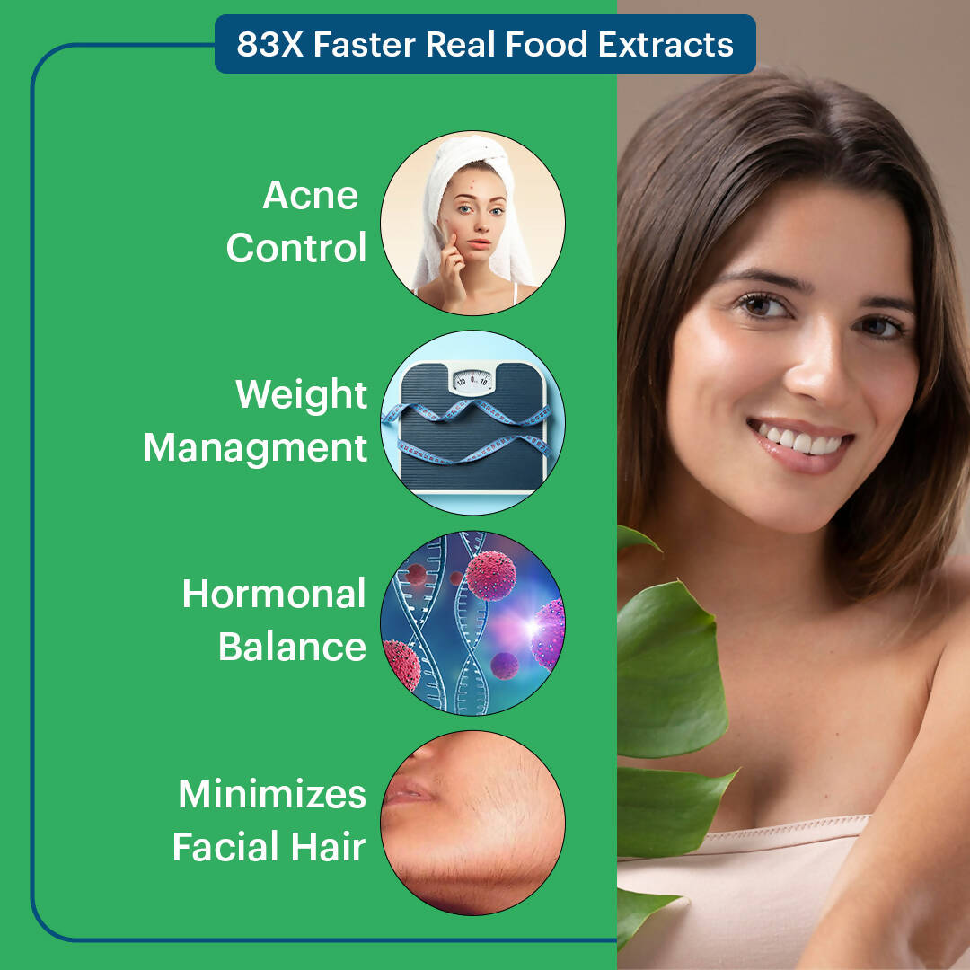 Laurik Plant Based Herbalance For PCOS Supplements Tablets For Women - Distacart