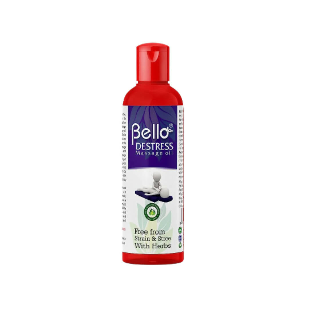 Bello Herbals Destress Massage Oil - Distacart