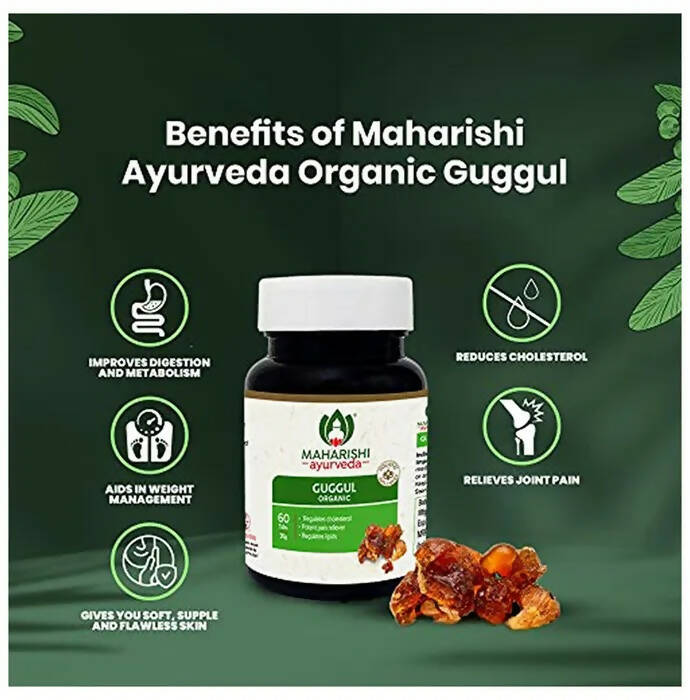 Buy Maharishi Ayurveda Organic Guggul Tablets Online at Best Price ...