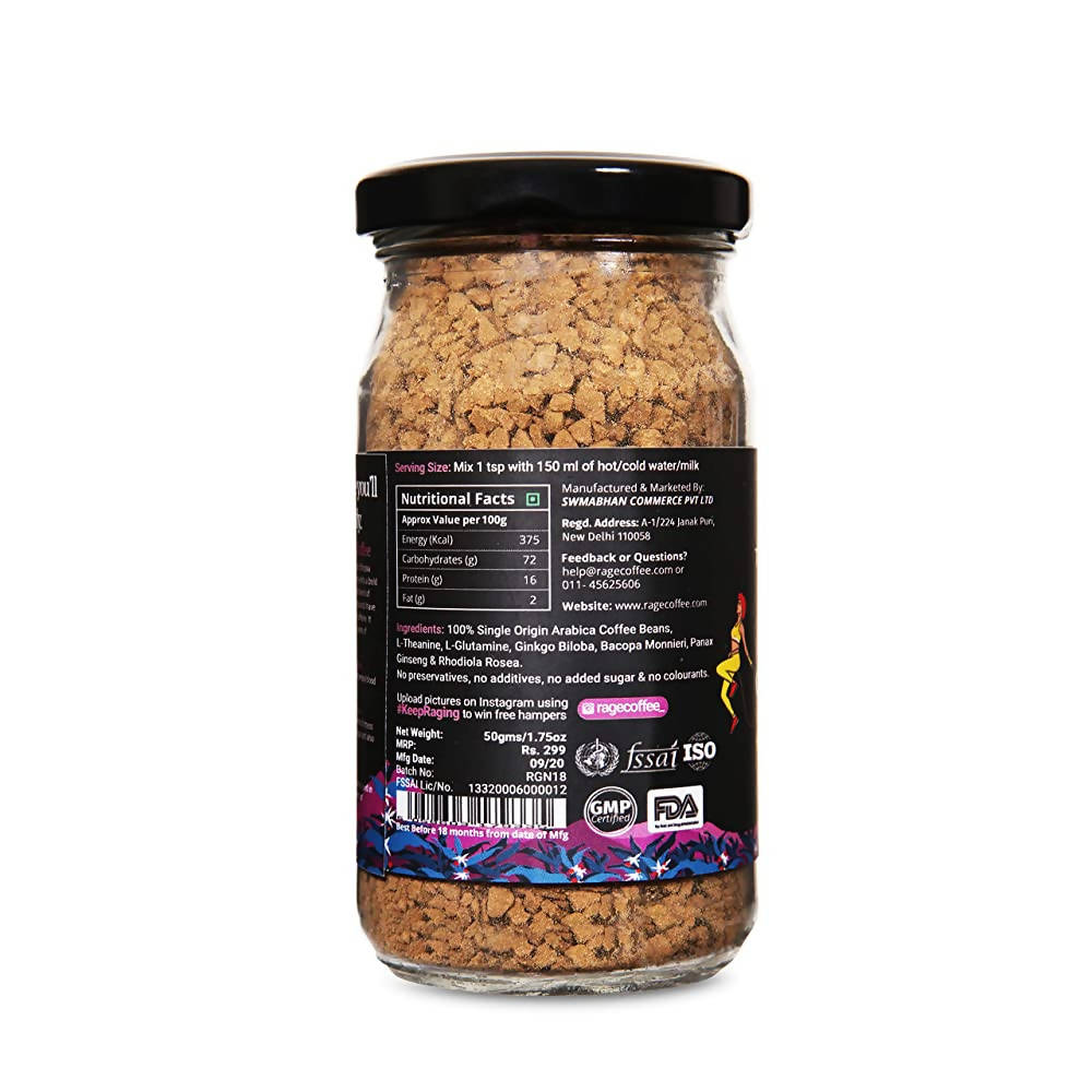 Rage Coffee Original Blend Instant Coffee - Distacart