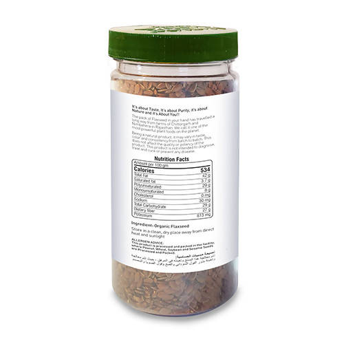 Nature Land Organics Roasted Flaxseed - Distacart