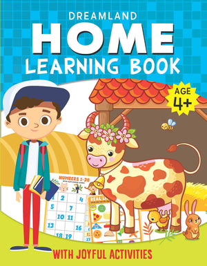 Dreamland Home Learning Book With Joyful Activities - 4+ : Children Interactive & Activity Book - Distacart