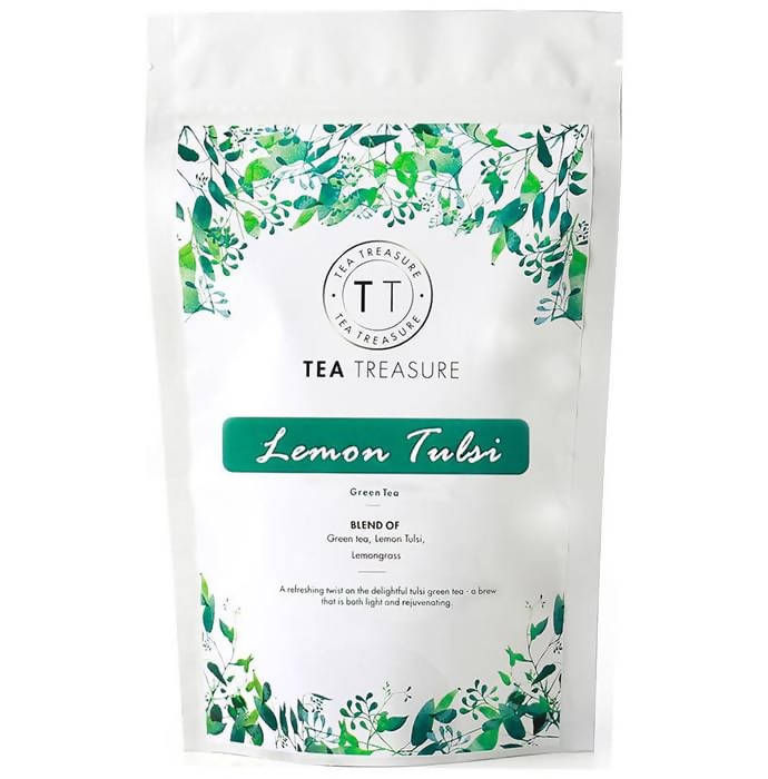 Tea Treasure Lemon Tulsi Green Tea Powder