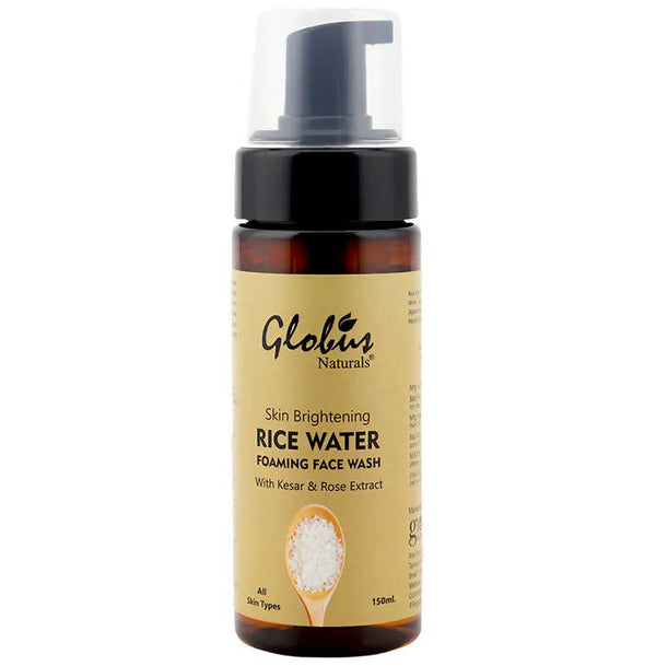 Globus Naturals Rice Water Foaming Face Wash - Distacart