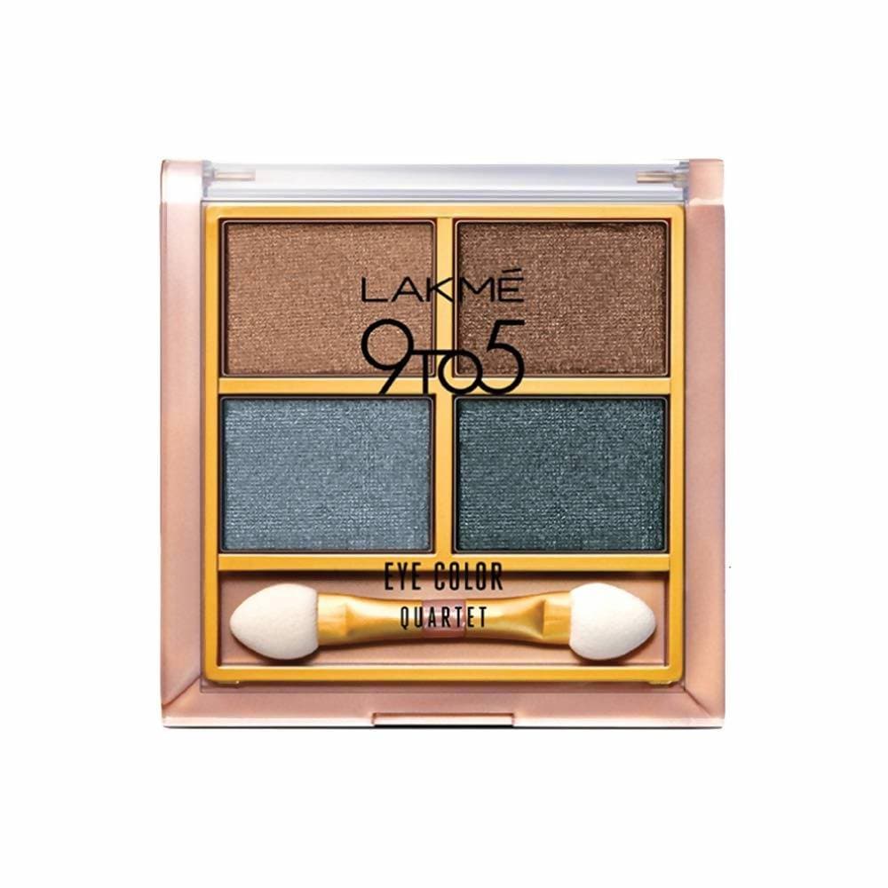 Lakme 9 To 5 Eye Color Quartet Eye Shadow - Smokey Glam - Distacart