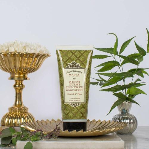 Kama Ayurveda Neem Tulsi Tea Tree Body Scrub 200gm - Distacart