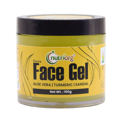 Nutriorg Aloevera Face Gel with sandal & Turmeric - Distacart