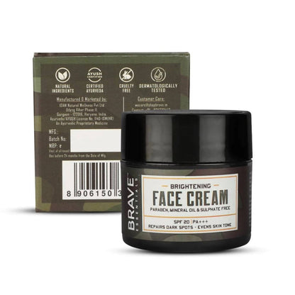 Brave Essentials Brightening Face Cream - Distacart