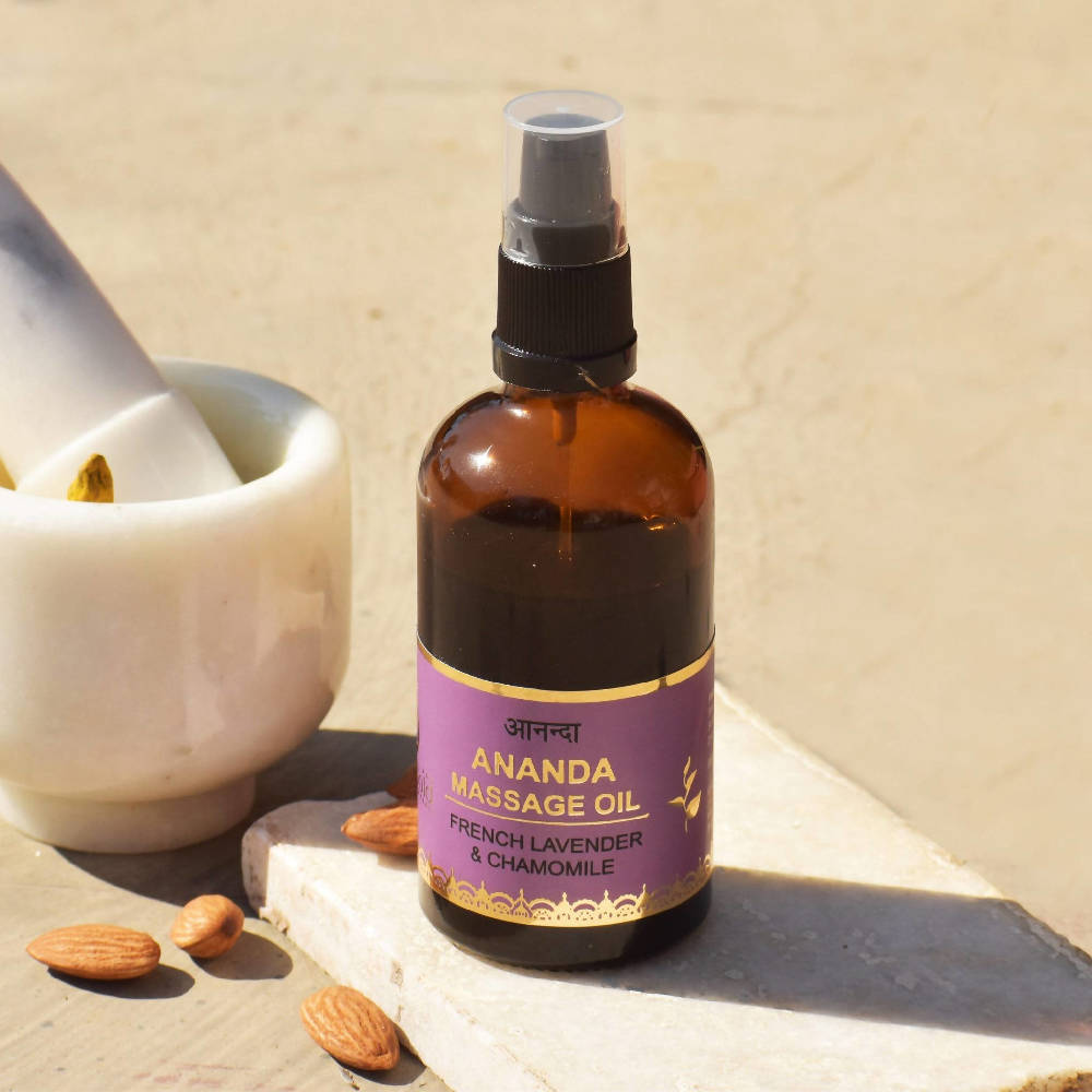 Ananda Body Massage Oil (French Lavender & Chamomile)
