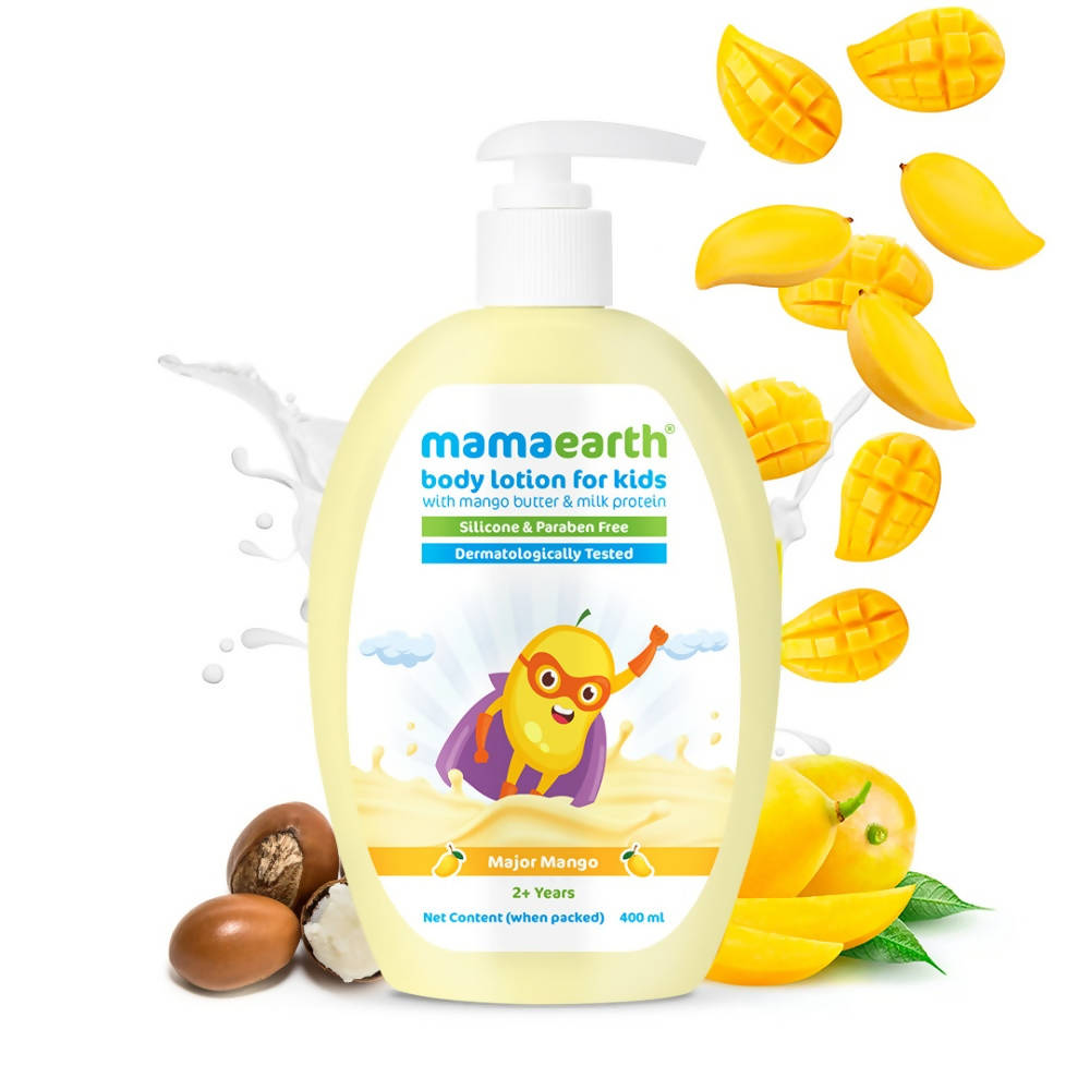 Mamaearth Body Lotion For Kids with Mango Butter & Milk Protein