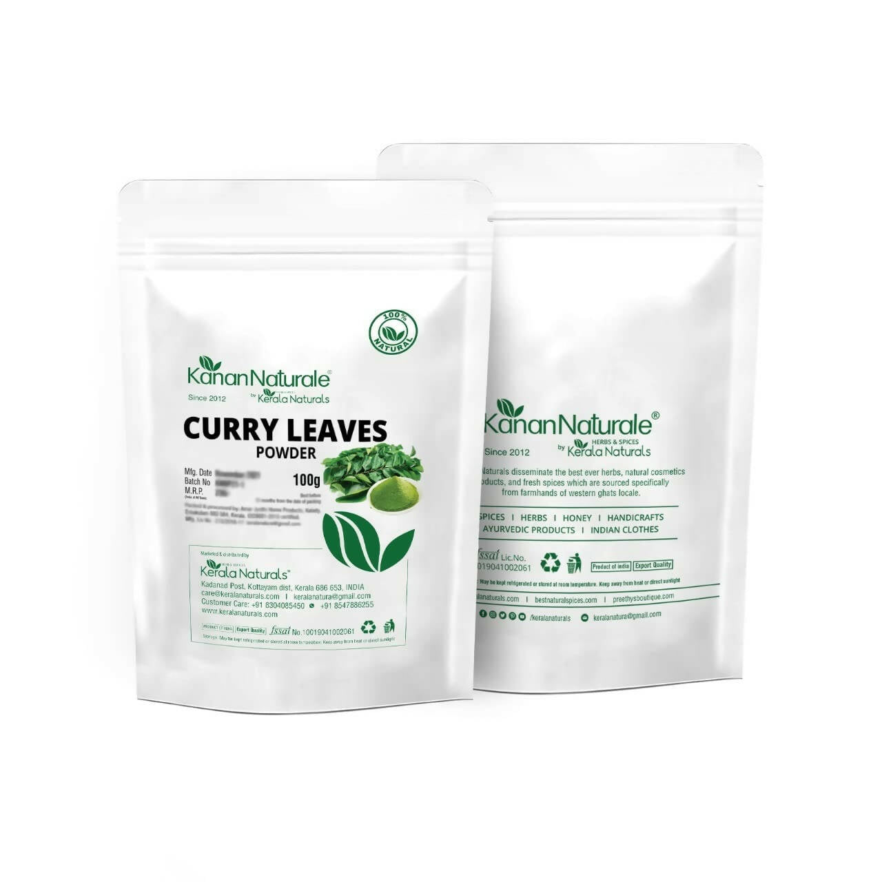 Kerala Naturals Curry Leaves Powder - Distacart