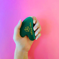 Thumbnail for Natural Vibes Glow Getter Gift Set with Jade Face Roller, Jade Gua Sha & Nirvana Flower Oil - Distacart