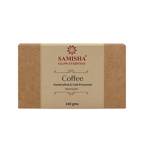 Samisha Organic Coffee Deep Exfoliating Bathing Bar - Distacart