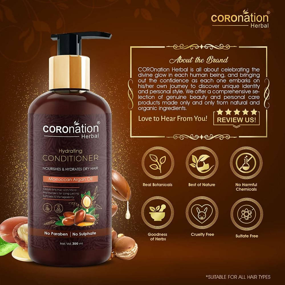 Coronation Herbal Moroccan Argan Oil Hair Conditioner - Distacart