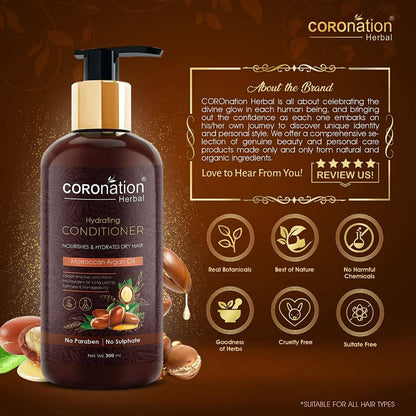 Coronation Herbal Moroccan Argan Oil Hair Conditioner - Distacart