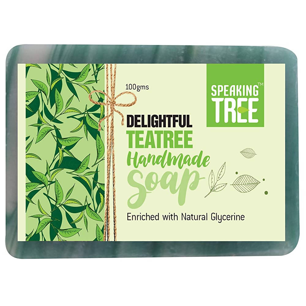 Speaking Tree Delightful Teatree Handmade Soap - Distacart