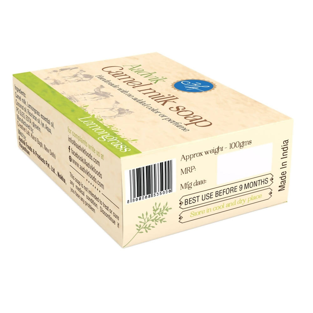 Aadvik Camel Milk Soap - Lemongrass Essential Oil online