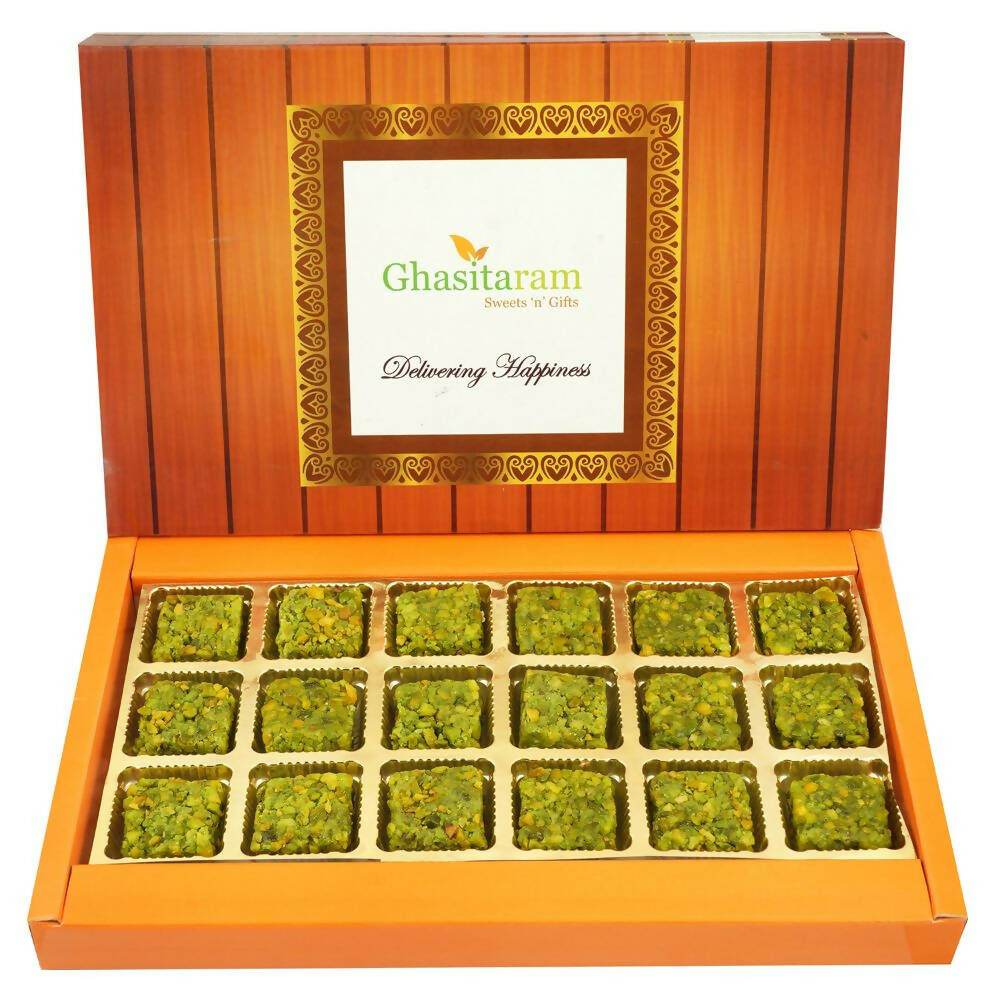 Ghasitaram Pure Pista Barfi - Distacart