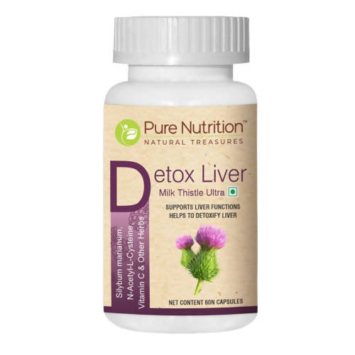Pure Nutrition Detox Liver Milk Thistle Ultra Capsules