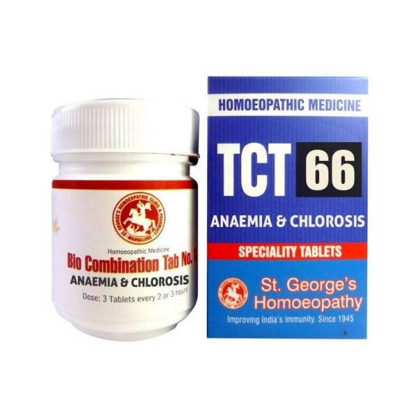 St. George's Homeopathy TCT 66 Tablets